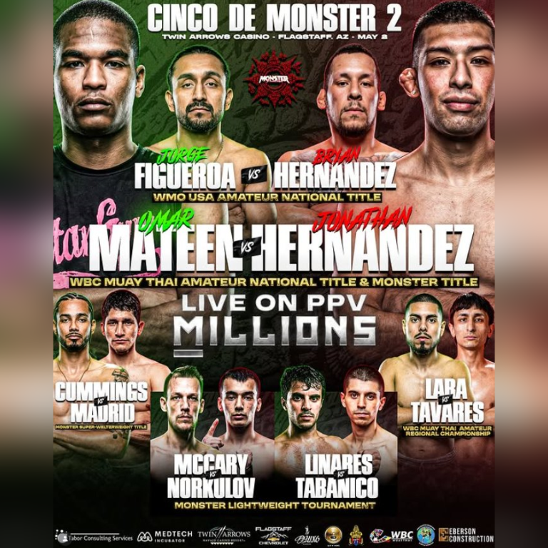 Arizona's Biggest Combat Sports Night of the Year Lands on Cinco de Mayo Weekend