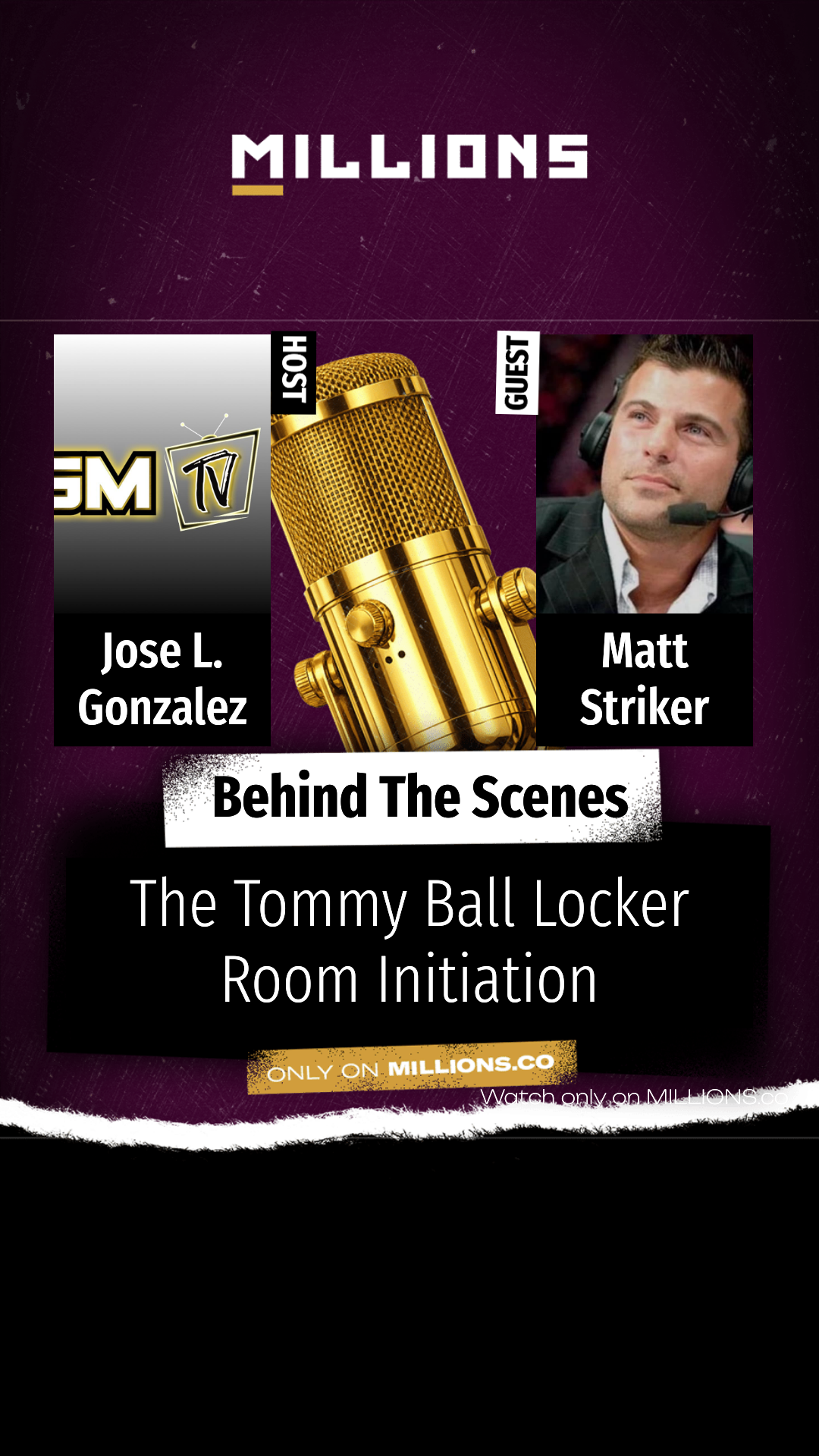 The Tommy Ball Locker Room Initiati... on MILLIONS The Tommy Ball Locker Room Initiati...