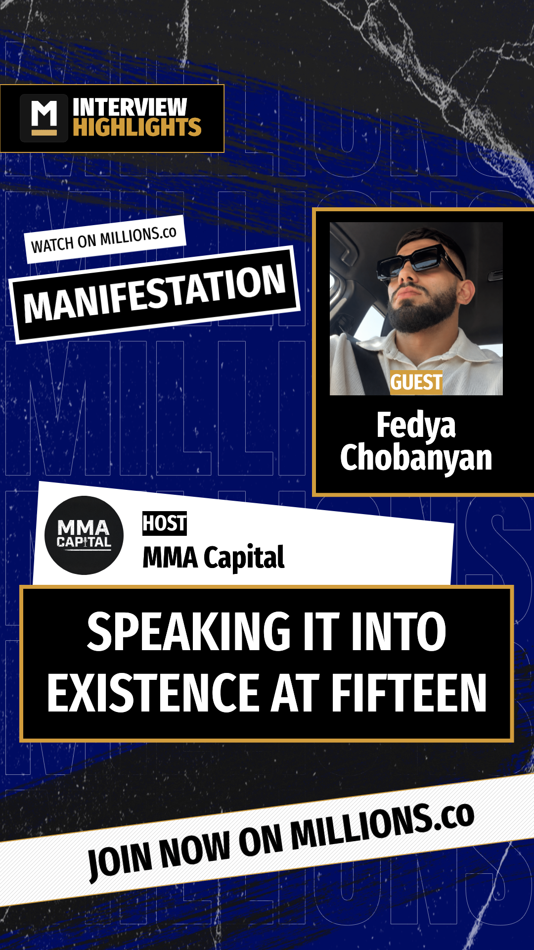 Speaking It Into Existence At Fifte... on MILLIONS Speaking It Into Existence At Fifte...