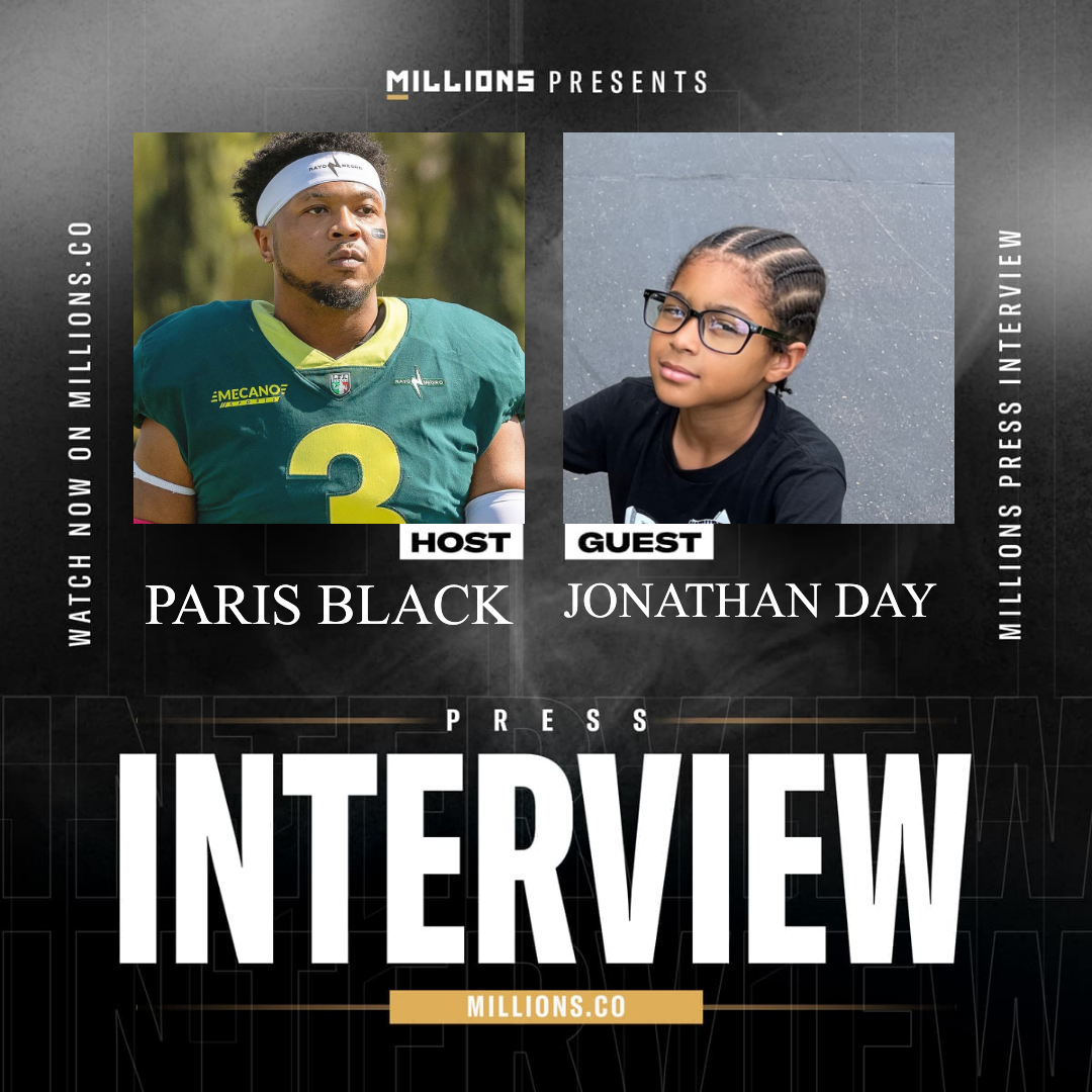 Interview with Jonathan Day on MILLIONS Interview with Jonathan Day
