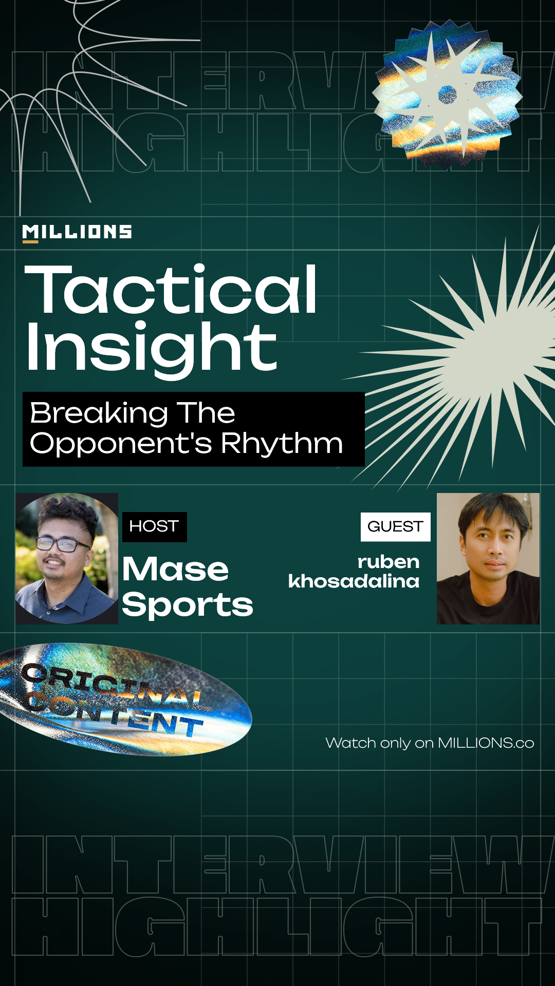 Breaking The Opponent's Rhythm on MILLIONS Breaking The Opponent's Rhythm