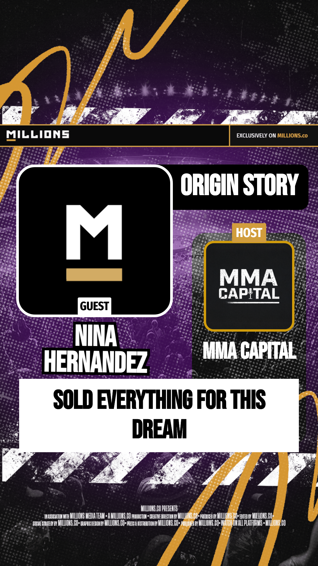 Sold Everything For This Dream on MILLIONS Sold Everything For This Dream