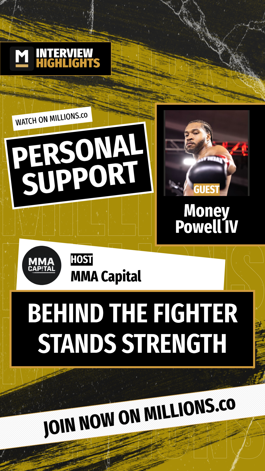 Behind The Fighter Stands Strength