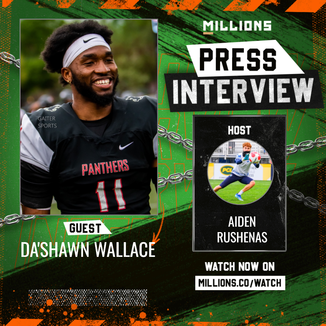 Interview with Da'Shawn Wallace on MILLIONS Interview with Da'Shawn Wallace
