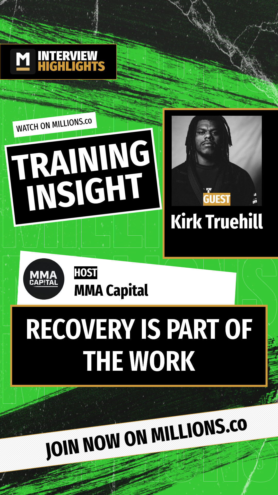 Recovery Is Part Of The Work on MILLIONS Recovery Is Part Of The Work