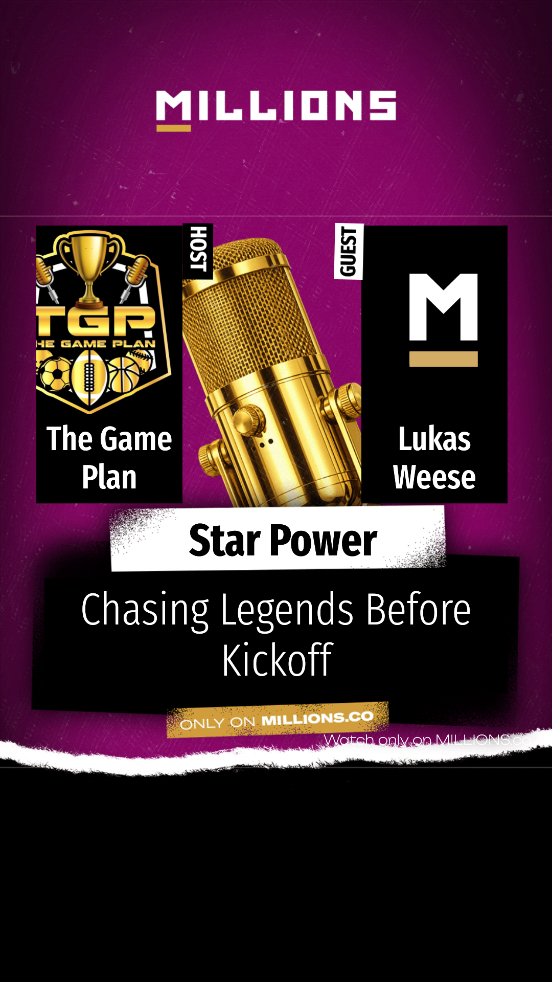 Chasing Legends Before Kickoff