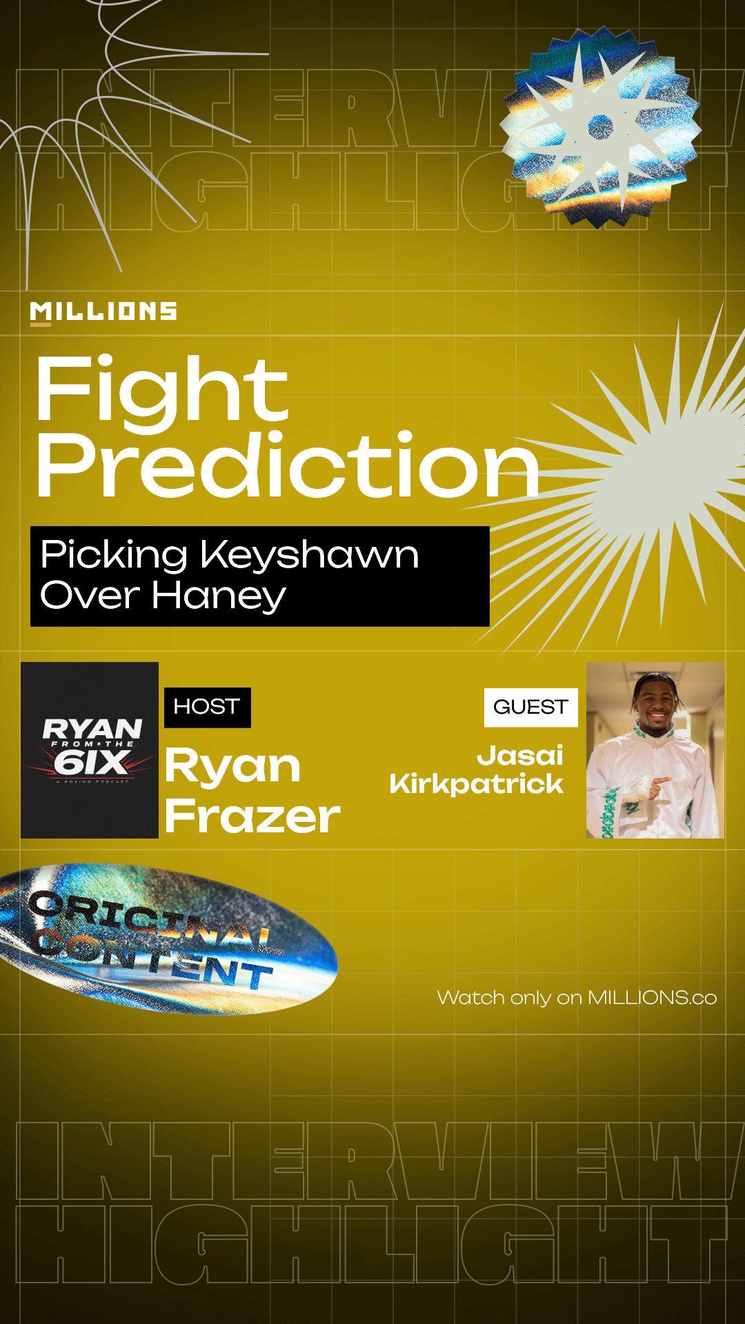 Picking Keyshawn Over Haney