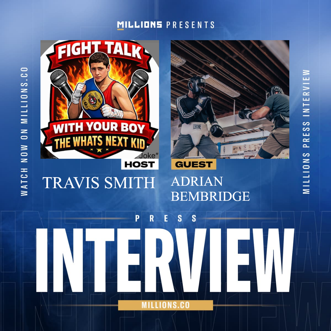Interview with Adrian Bembridge on MILLIONS Interview with Adrian Bembridge
