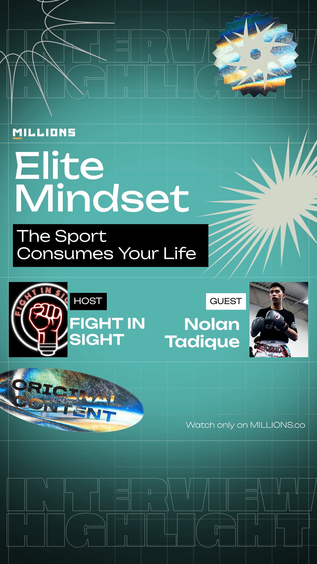 The Sport Consumes Your Life on MILLIONS The Sport Consumes Your Life