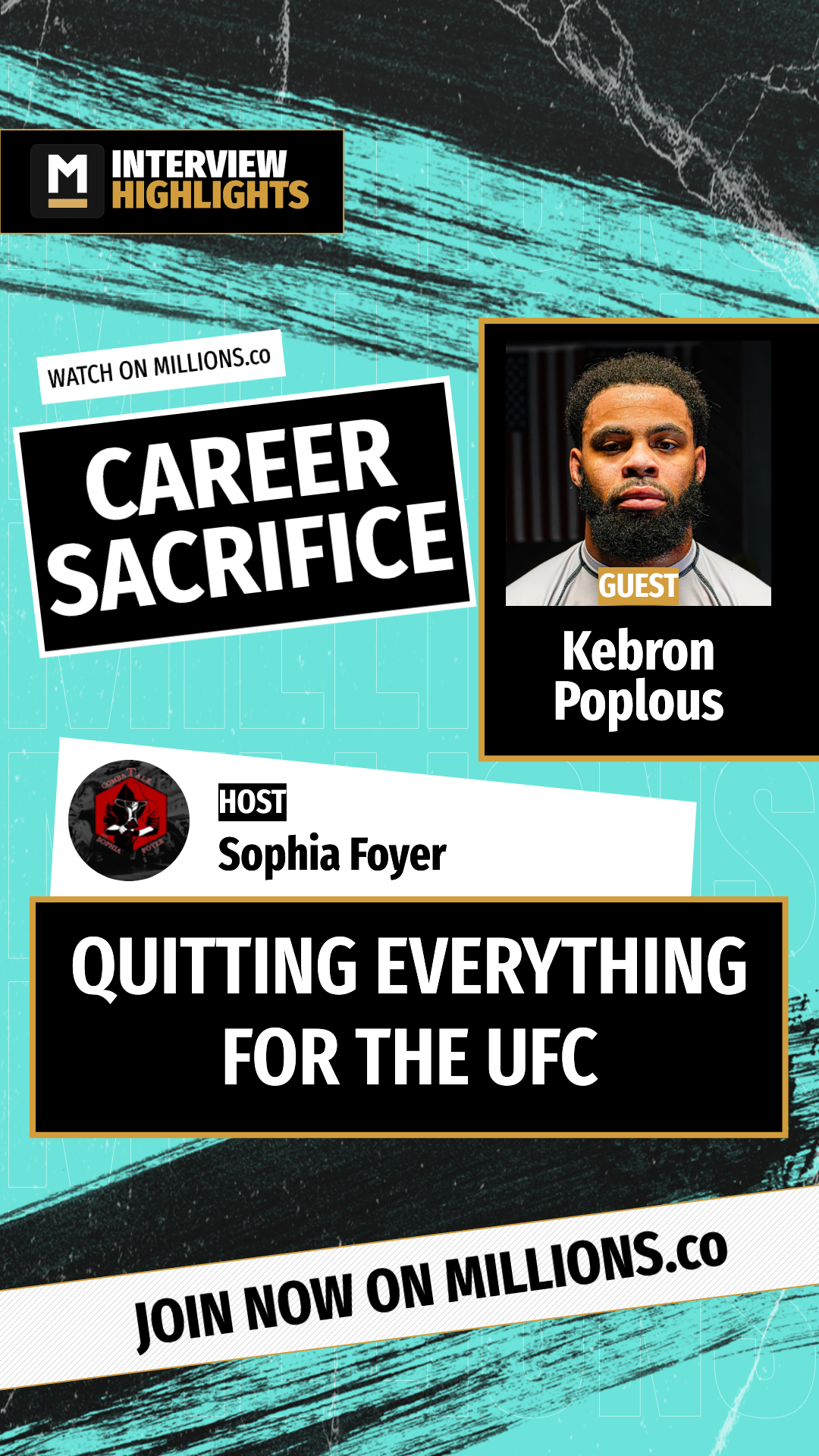 Quitting Everything For The UFC on MILLIONS Quitting Everything For The UFC