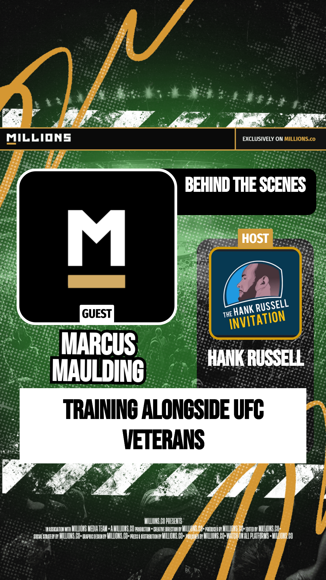 Training Alongside UFC Veterans on MILLIONS Training Alongside UFC Veterans