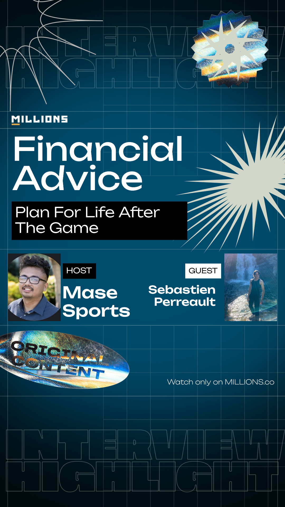 Plan For Life After The Game on MILLIONS Plan For Life After The Game