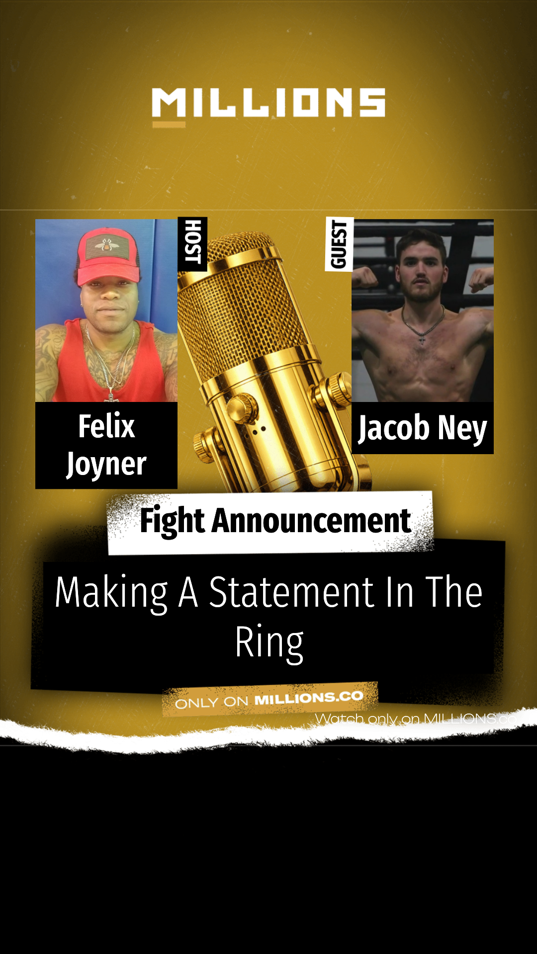Making A Statement In The Ring on MILLIONS Making A Statement In The Ring