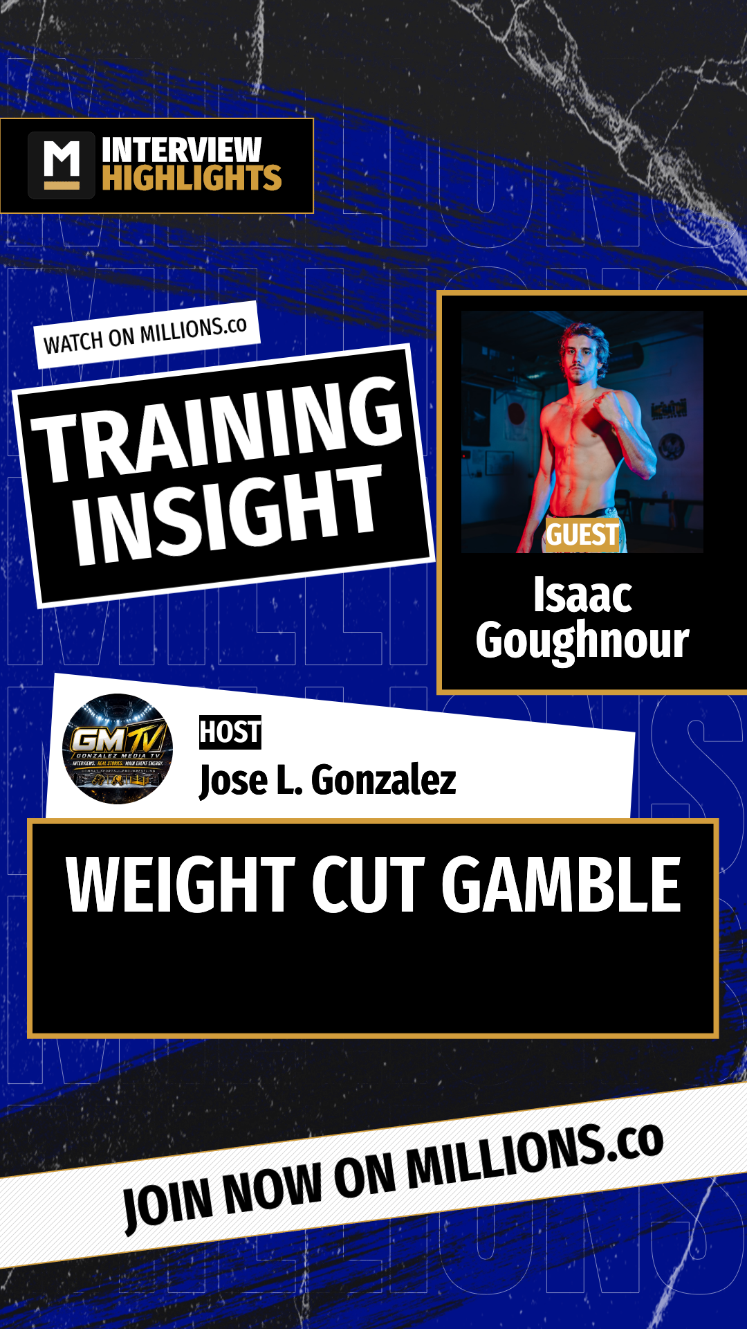Weight Cut Gamble on MILLIONS Weight Cut Gamble