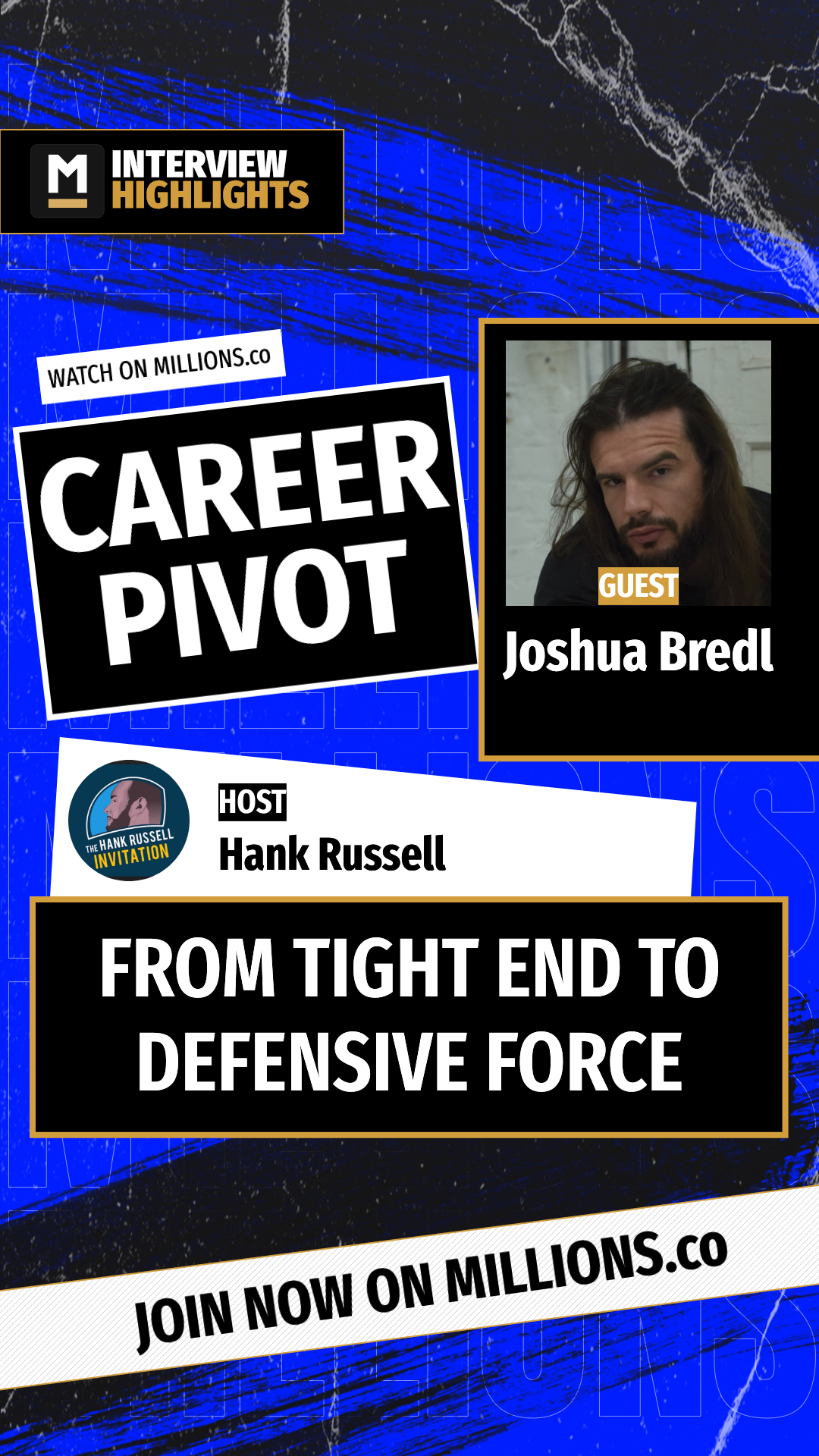 From Tight End To Defensive Force on MILLIONS From Tight End To Defensive Force