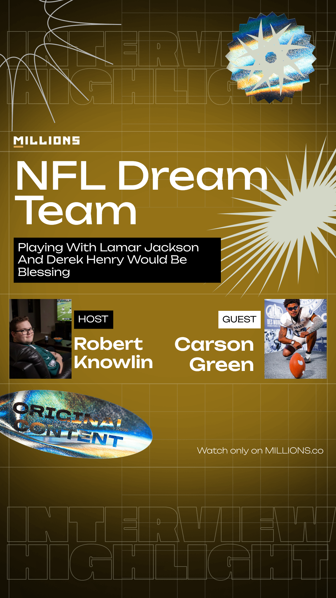 Playing With Lamar Jackson And Dere...