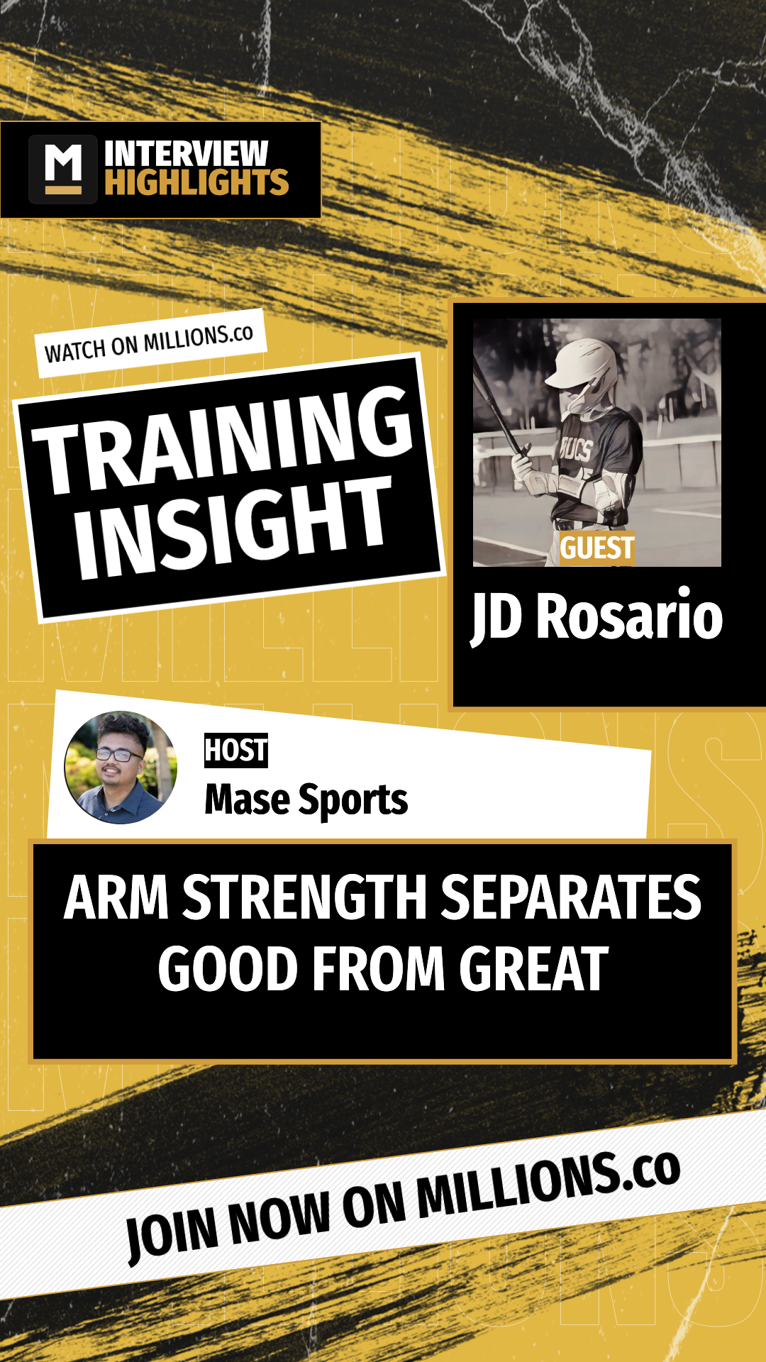 Arm Strength Separates Good From Gr... on MILLIONS Arm Strength Separates Good From Gr...