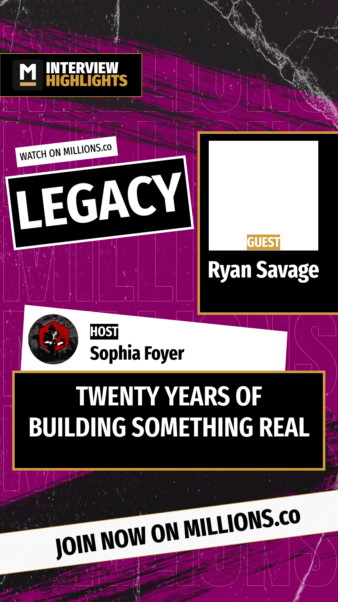 Twenty Years Of Building Something ... on MILLIONS Twenty Years Of Building Something ...