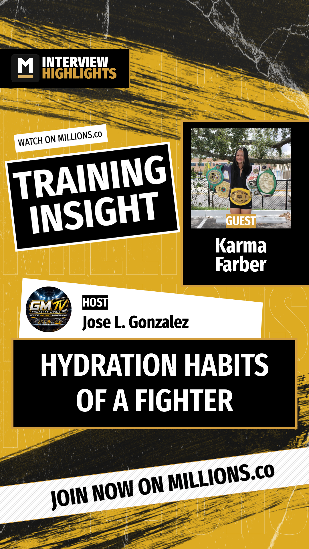Hydration Habits Of A Fighter on MILLIONS Hydration Habits Of A Fighter