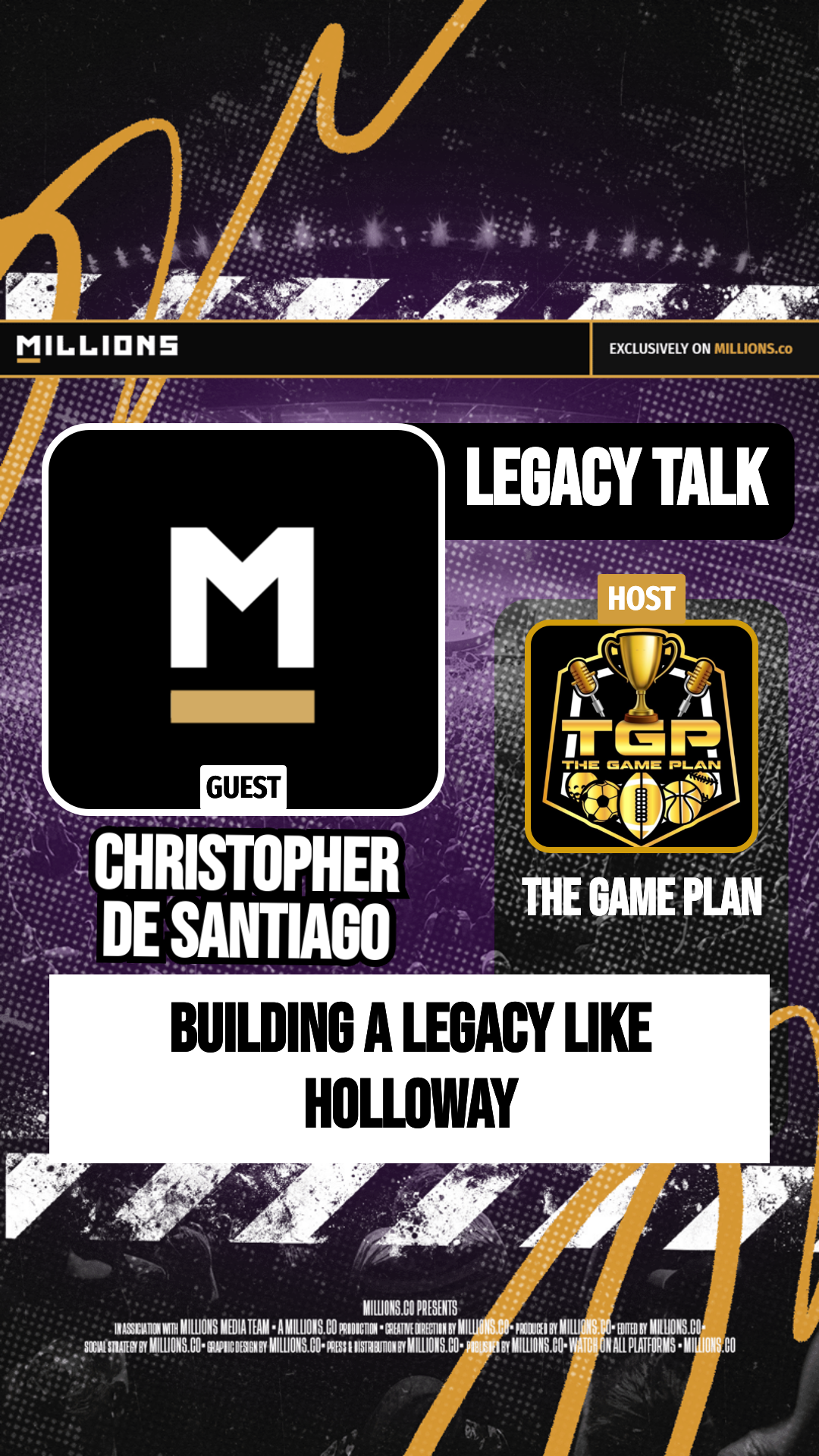 Building A Legacy Like Holloway on MILLIONS Building A Legacy Like Holloway