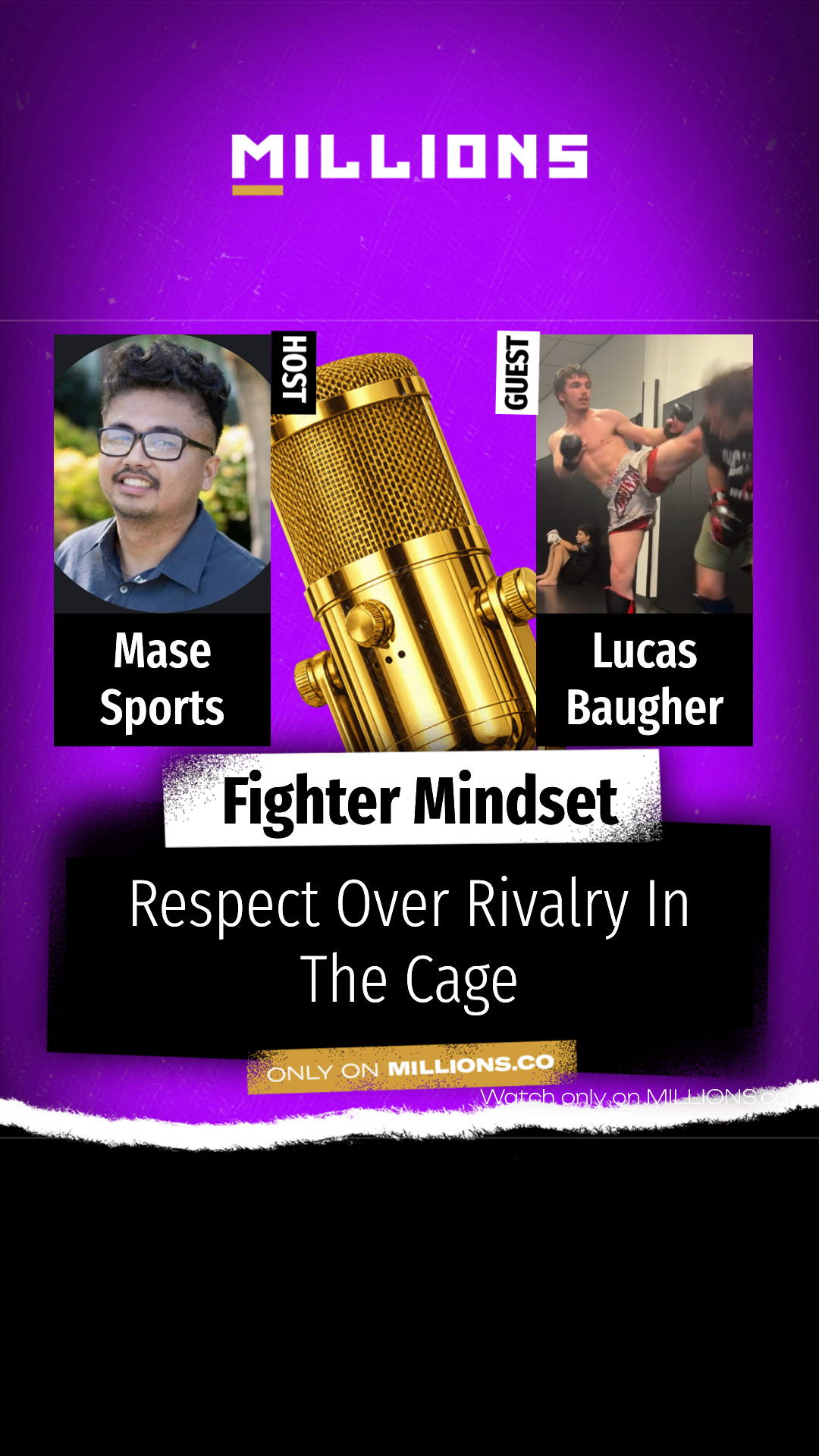 Respect Over Rivalry In The Cage on MILLIONS Respect Over Rivalry In The Cage