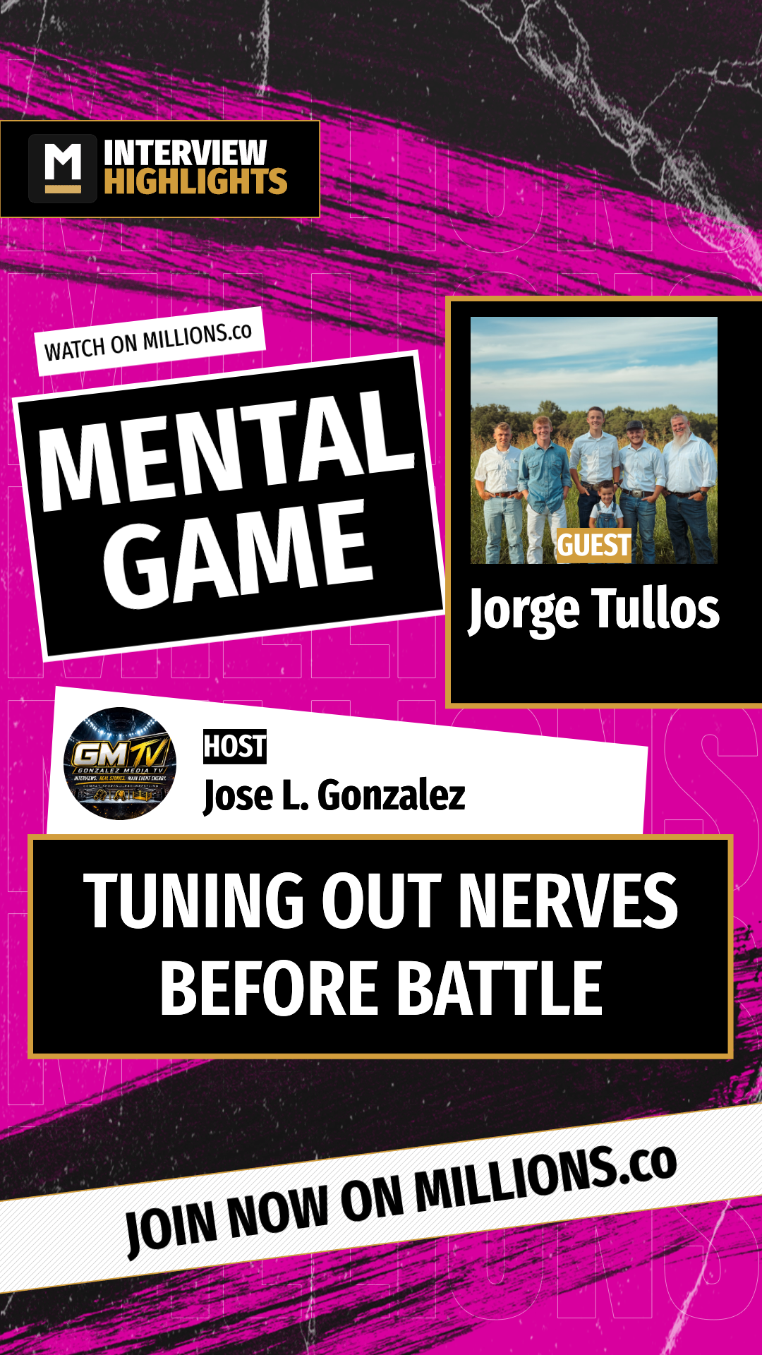 Tuning Out Nerves Before Battle on MILLIONS Tuning Out Nerves Before Battle