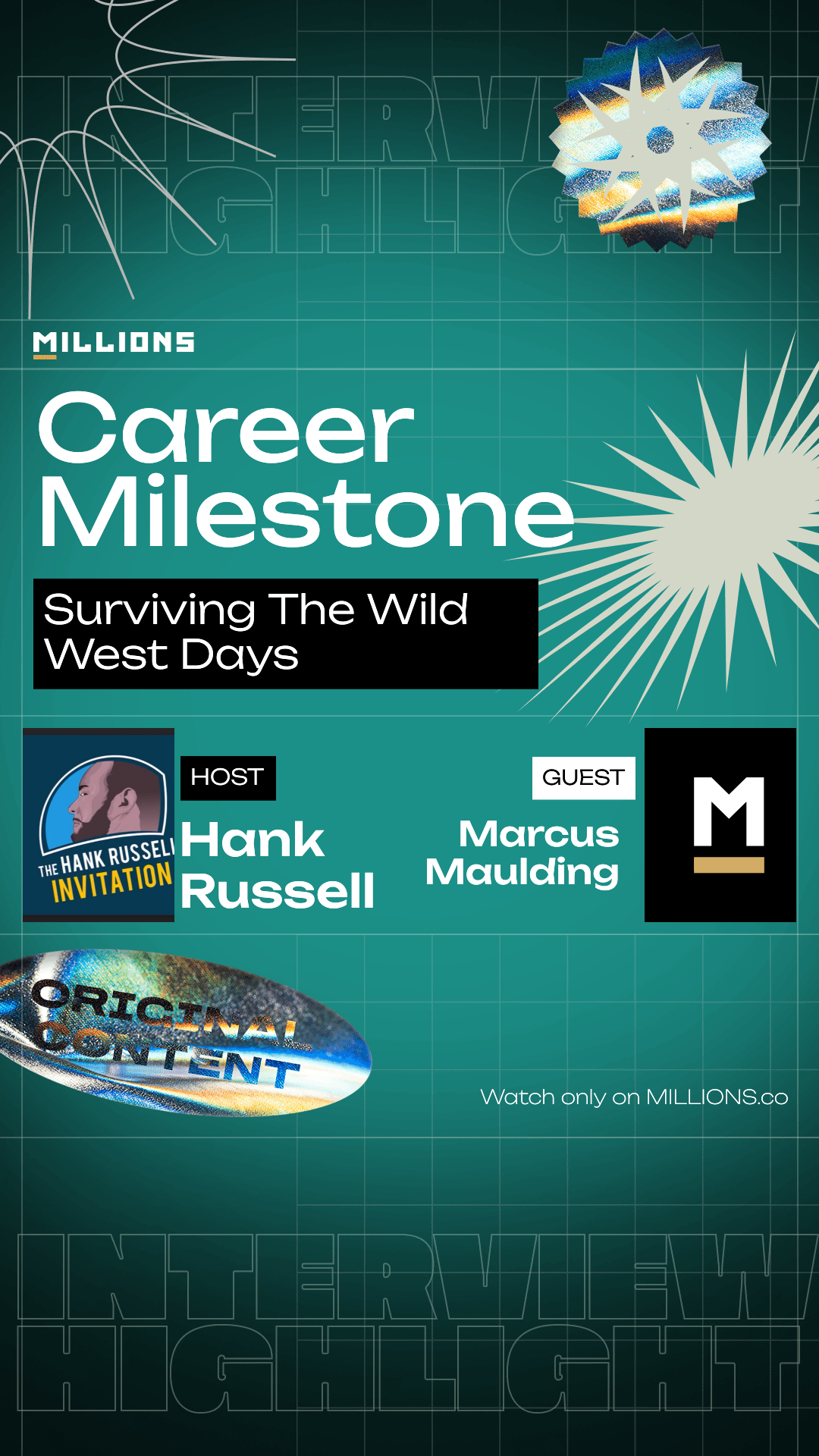 Surviving The Wild West Days on MILLIONS Surviving The Wild West Days