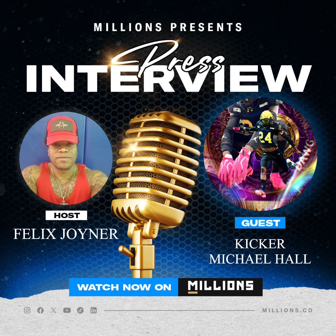 Interview with Kicker Michael Hall on MILLIONS Interview with Kicker Michael Hall