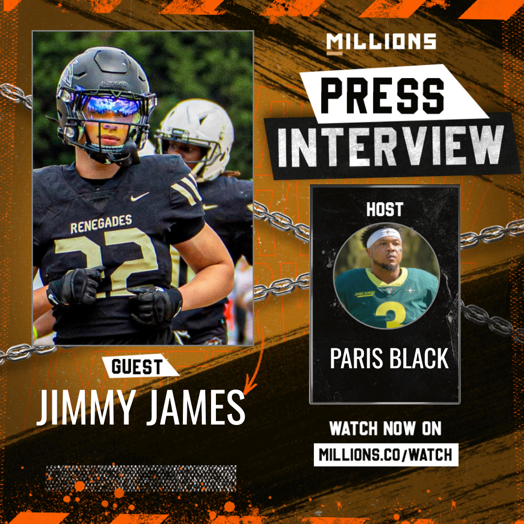 Interview with Jimmy James on MILLIONS Interview with Jimmy James