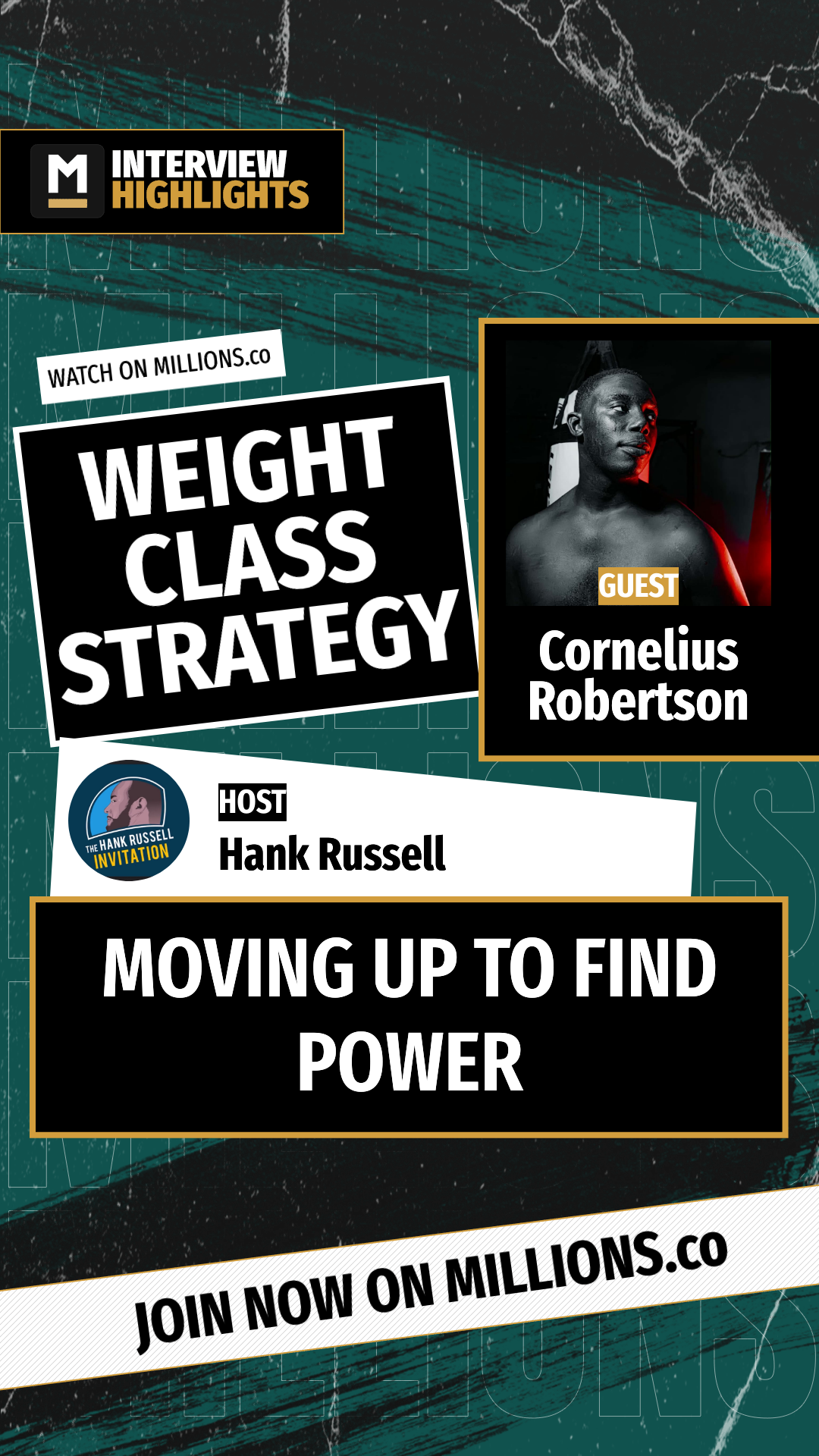 Moving Up To Find Power on MILLIONS Moving Up To Find Power