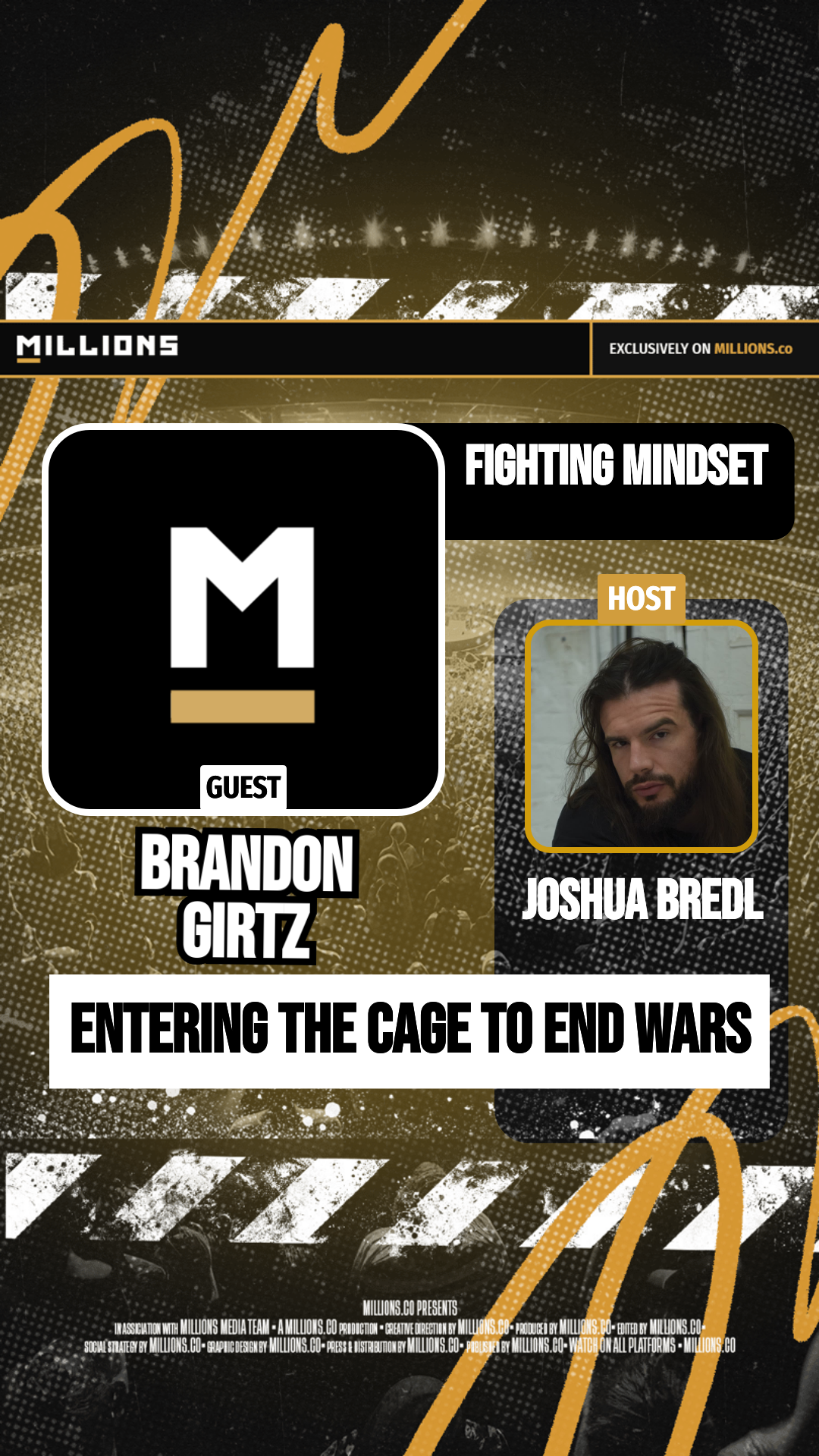Entering The Cage To End Wars on MILLIONS Entering The Cage To End Wars