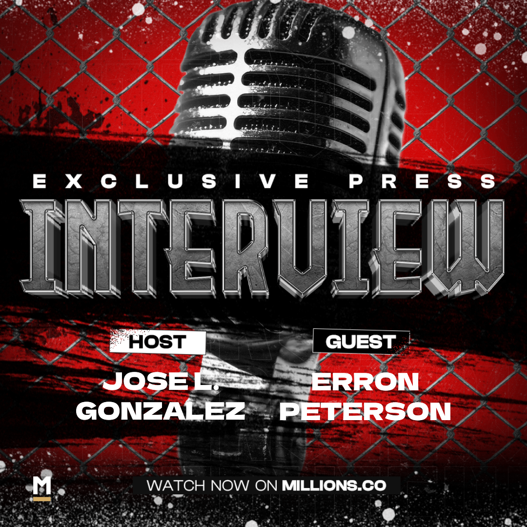Interview with Erron Peterson on MILLIONS Interview with Erron Peterson