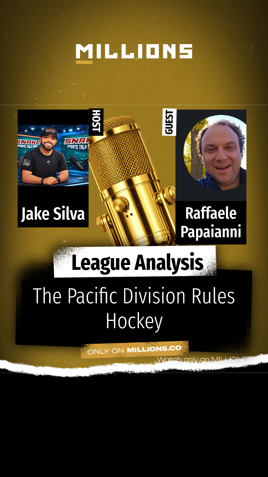 The Pacific Division Rules Hockey on MILLIONS The Pacific Division Rules Hockey