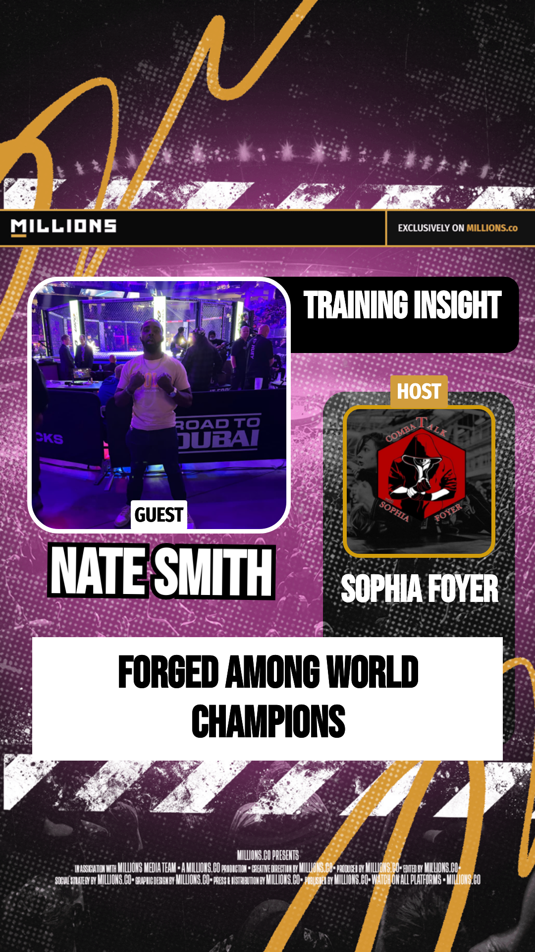 Forged Among World Champions on MILLIONS Forged Among World Champions