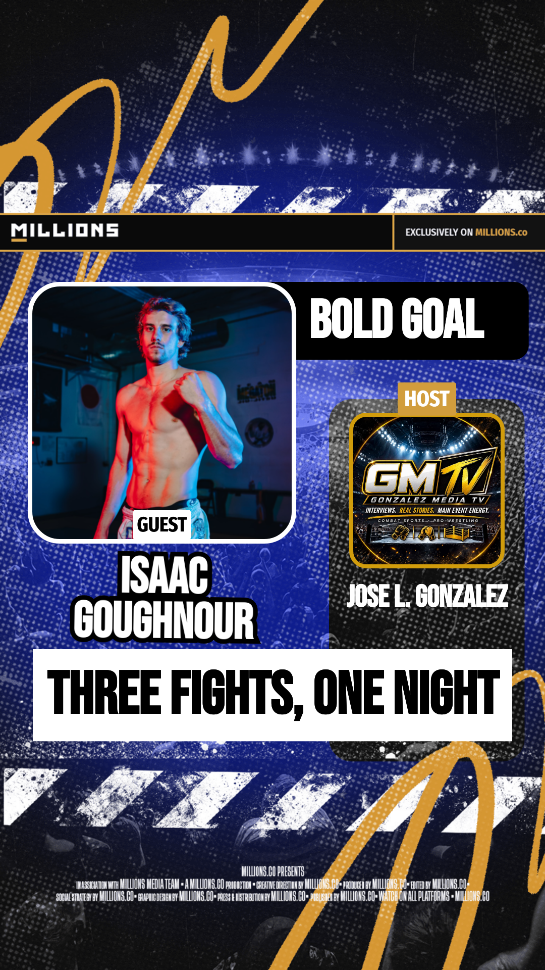 Three Fights, One Night on MILLIONS Three Fights, One Night