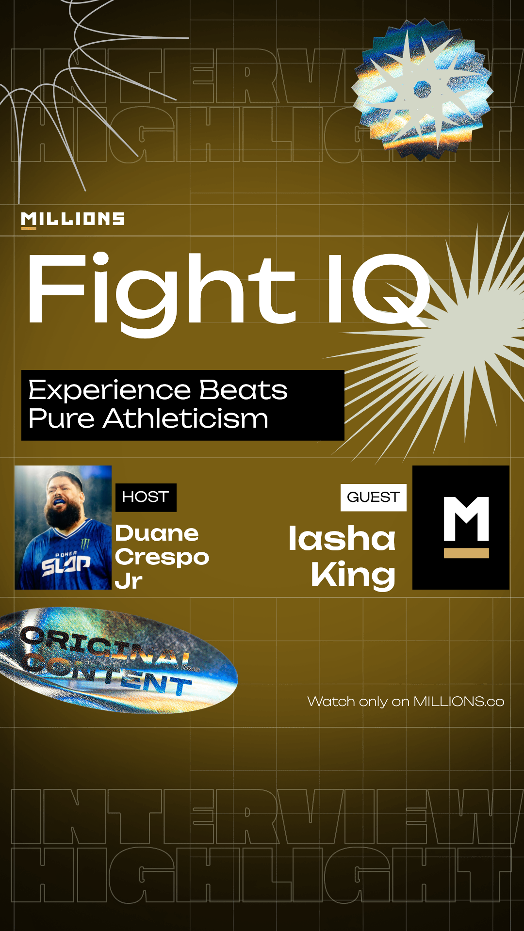 Experience Beats Pure Athleticism on MILLIONS Experience Beats Pure Athleticism