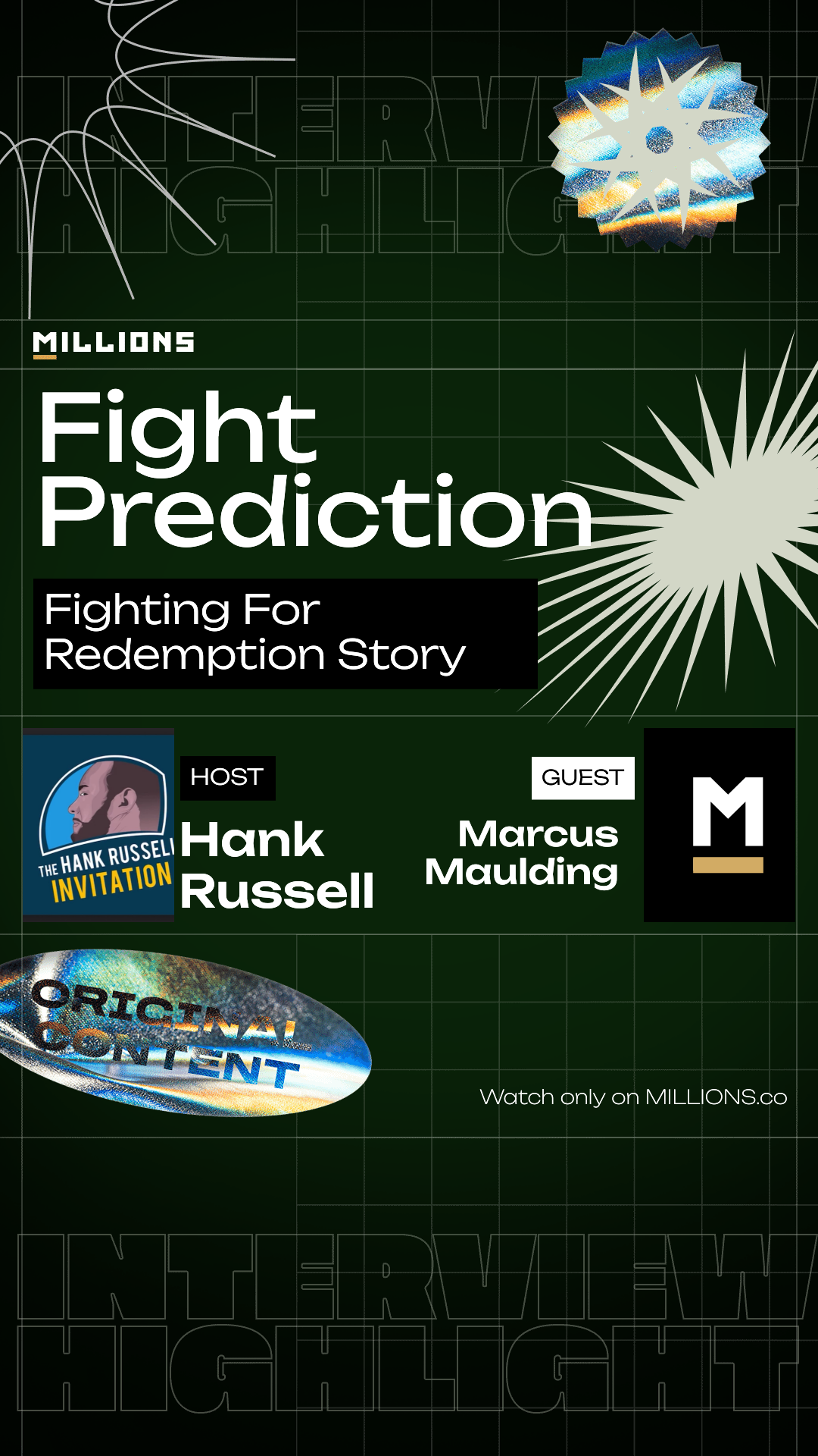 Fighting For Redemption Story on MILLIONS Fighting For Redemption Story