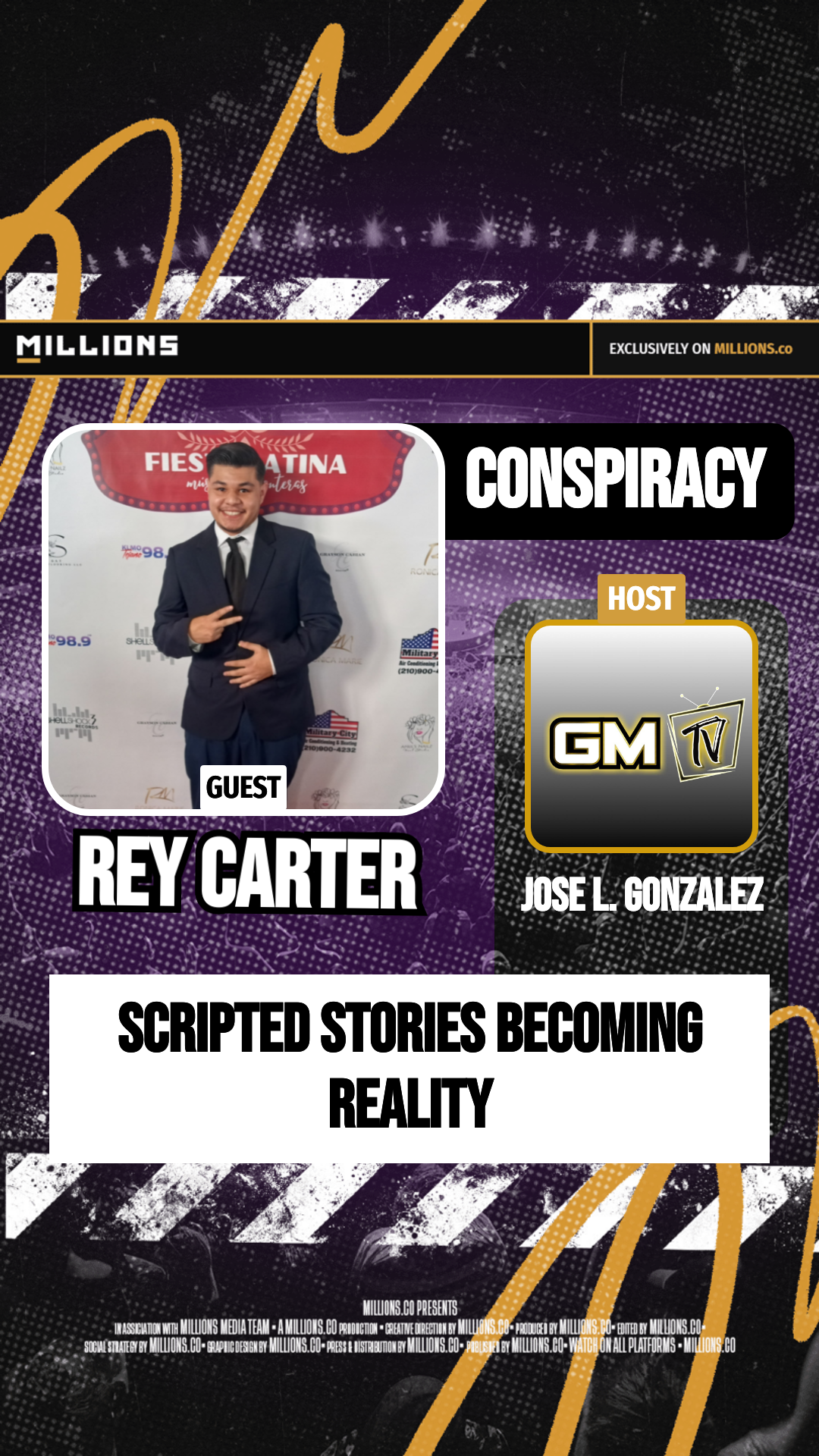Scripted Stories Becoming Reality on MILLIONS Scripted Stories Becoming Reality