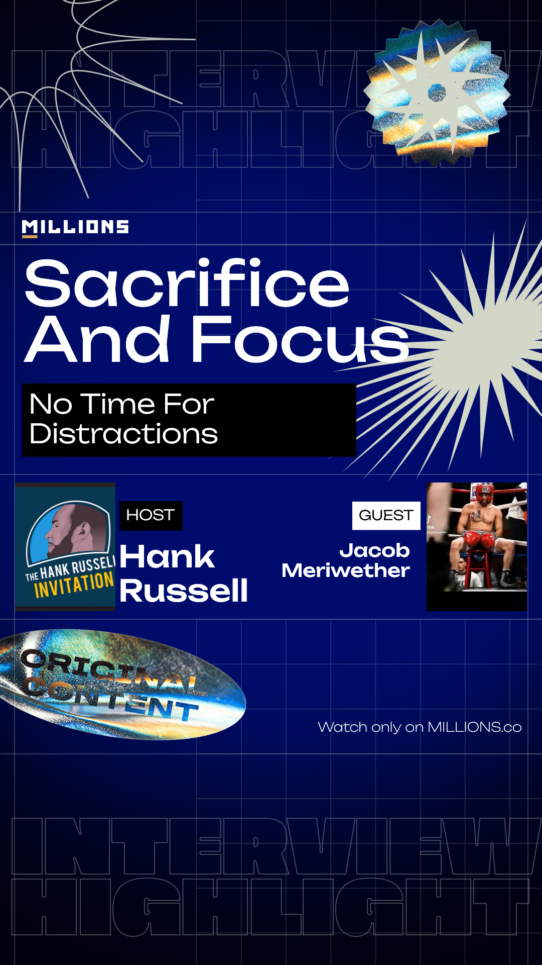 No Time For Distractions on MILLIONS No Time For Distractions