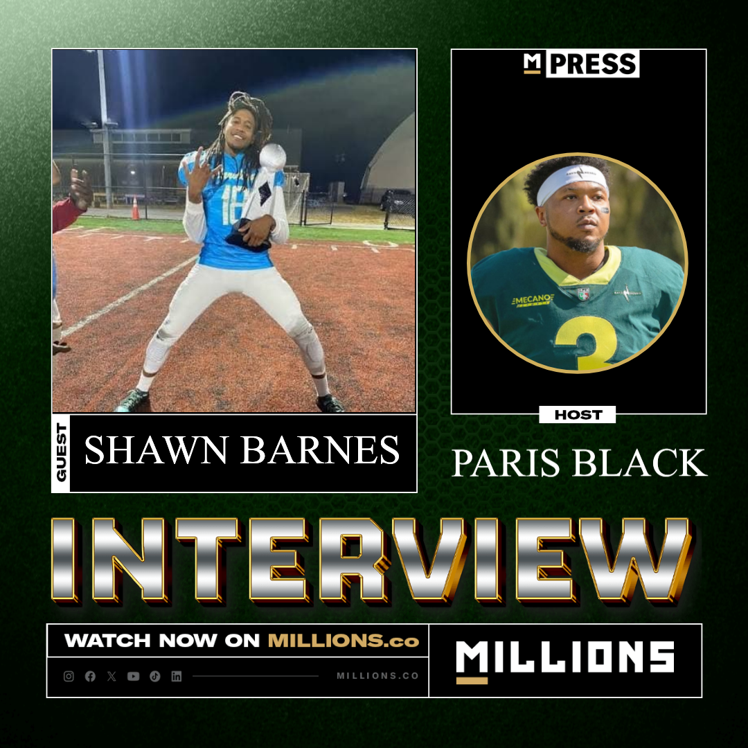 Interview with Shawn Barnes on MILLIONS Interview with Shawn Barnes