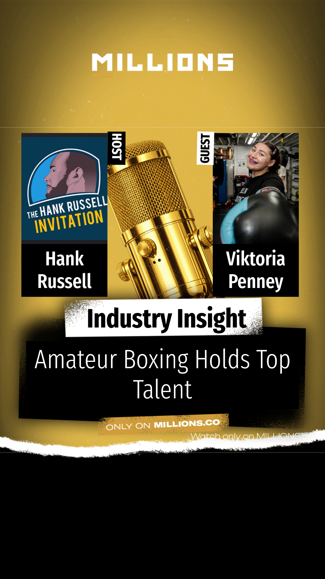 Amateur Boxing Holds Top Talent on MILLIONS Amateur Boxing Holds Top Talent
