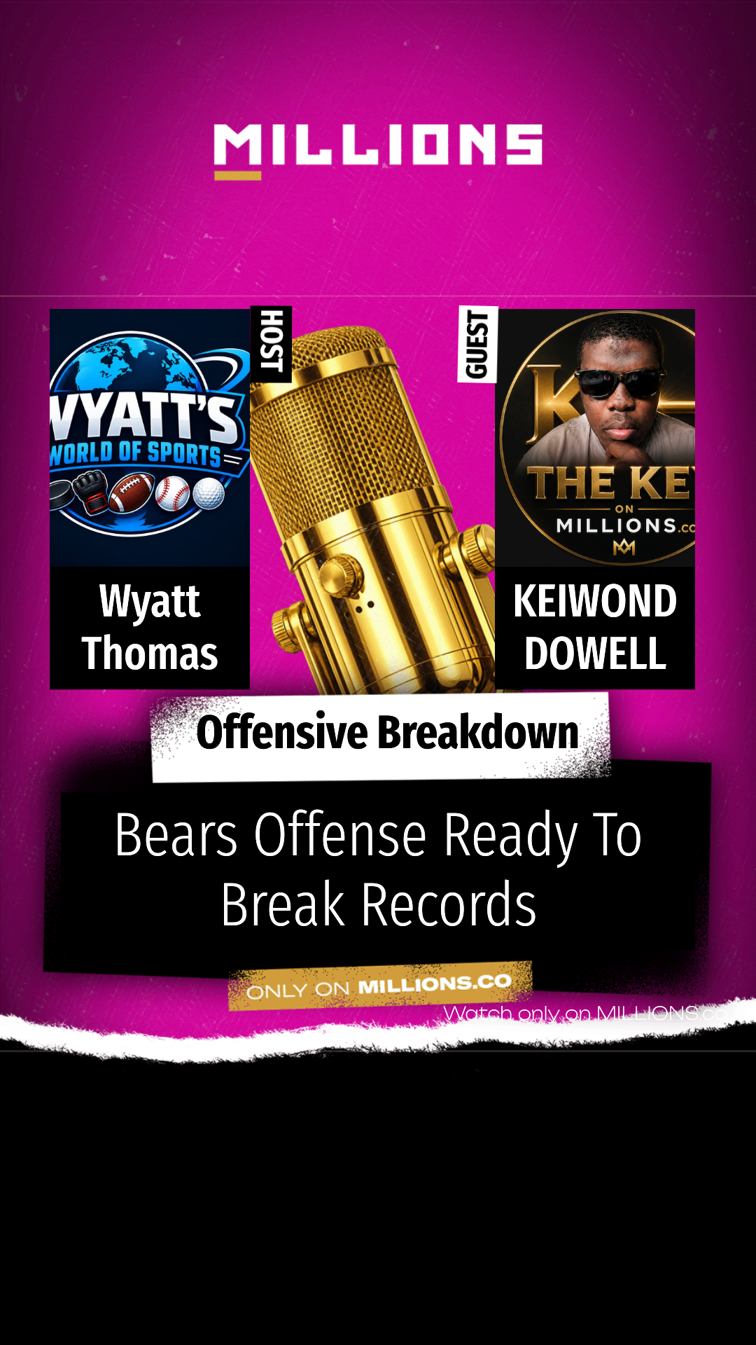 Bears Offense Ready To Break Record... on MILLIONS Bears Offense Ready To Break Record...