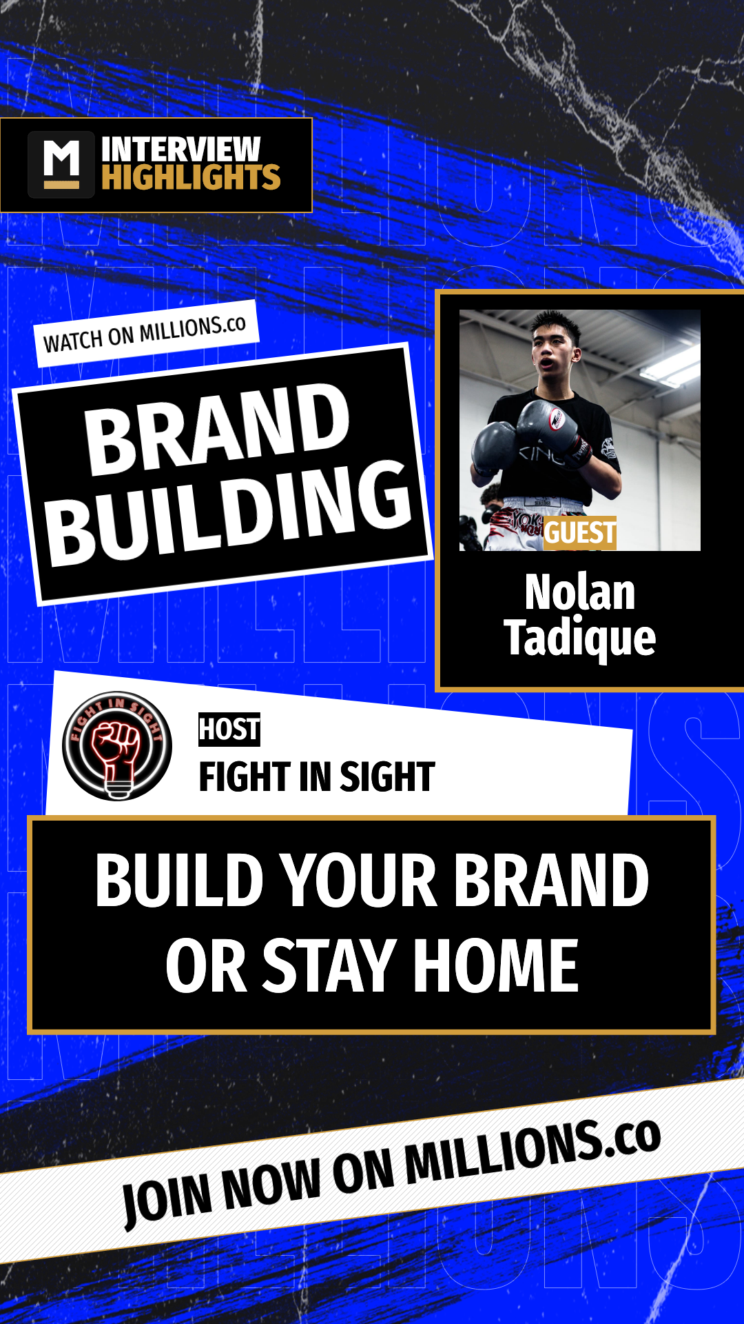 Build Your Brand Or Stay Home on MILLIONS Build Your Brand Or Stay Home