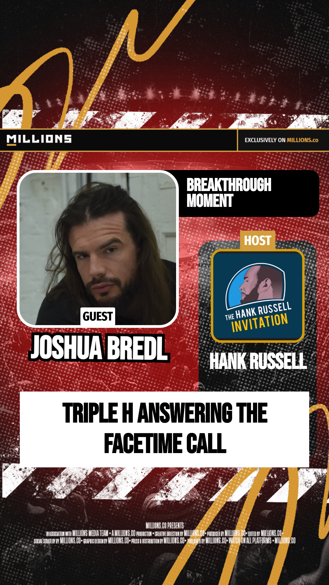 Triple H Answering The FaceTime Cal... on MILLIONS Triple H Answering The FaceTime Cal...