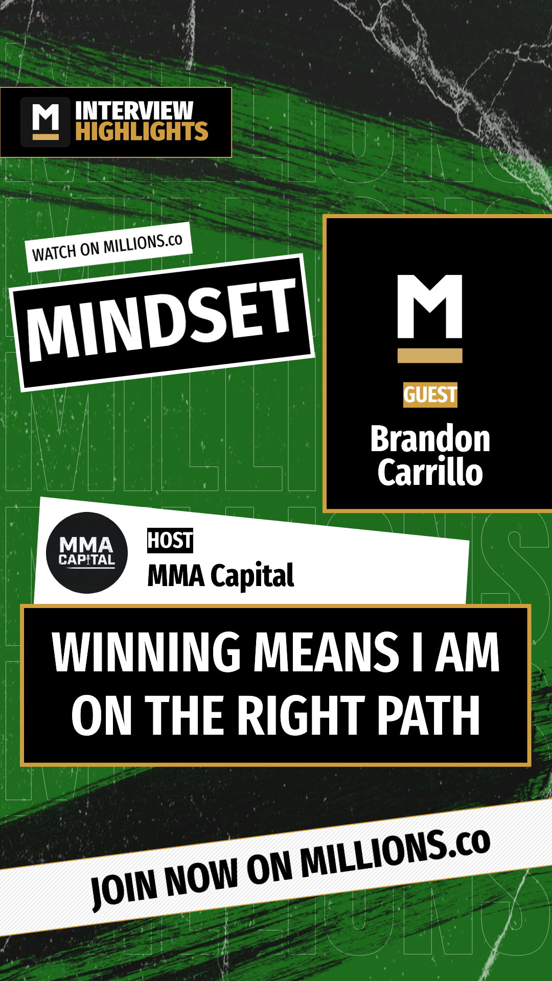 Winning Means I Am On The Right Pat... on MILLIONS Winning Means I Am On The Right Pat...
