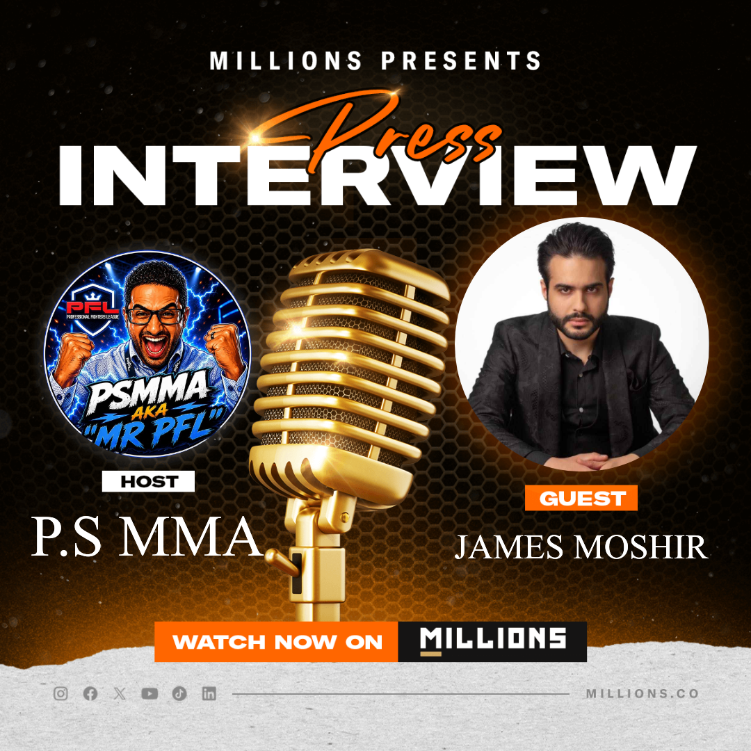 Interview with James Moshir on MILLIONS Interview with James Moshir