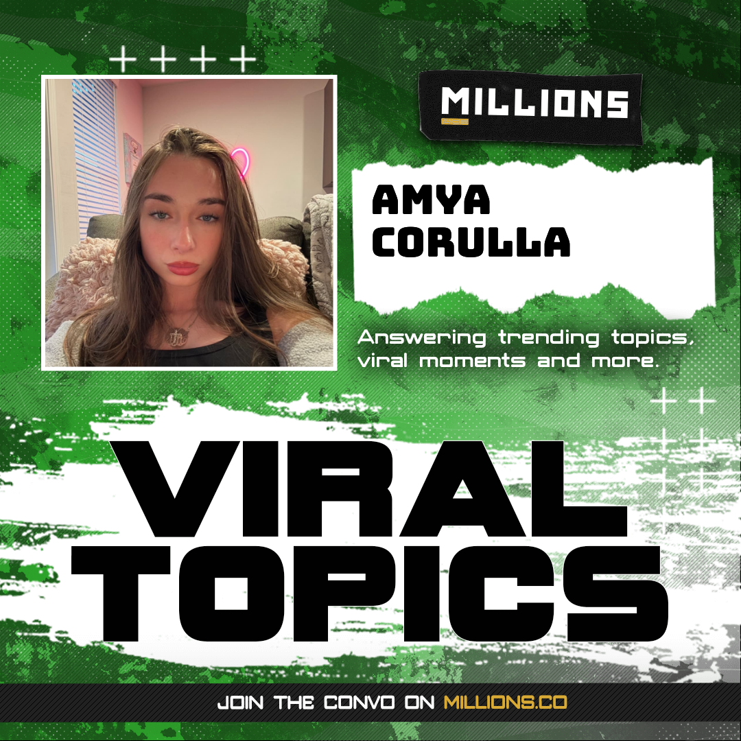 Amya Corulla interviewing Pro Flag Football Players