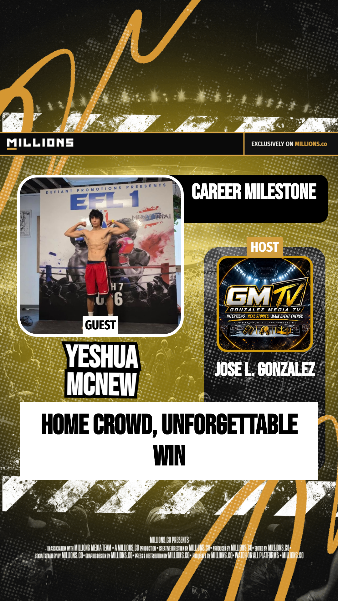 Home Crowd, Unforgettable Win on MILLIONS Home Crowd, Unforgettable Win