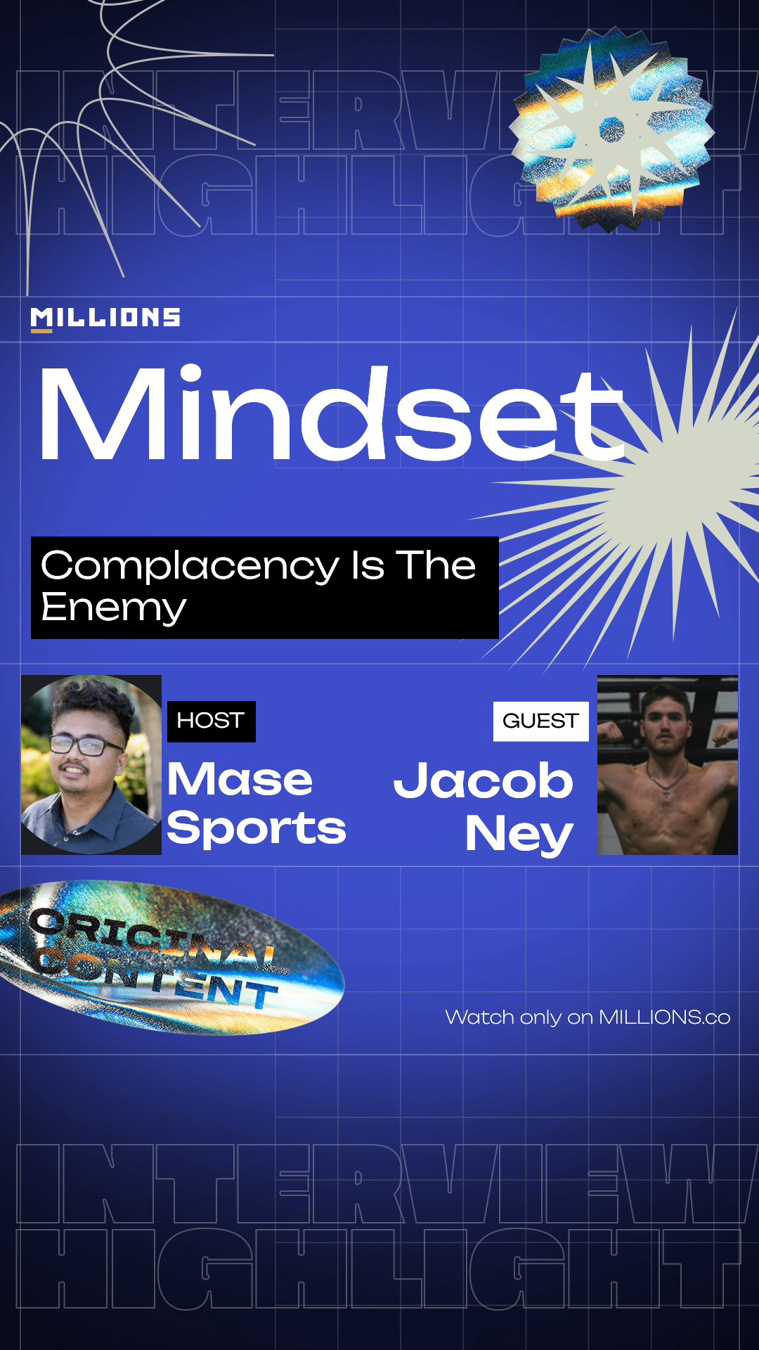 Complacency Is The Enemy on MILLIONS Complacency Is The Enemy