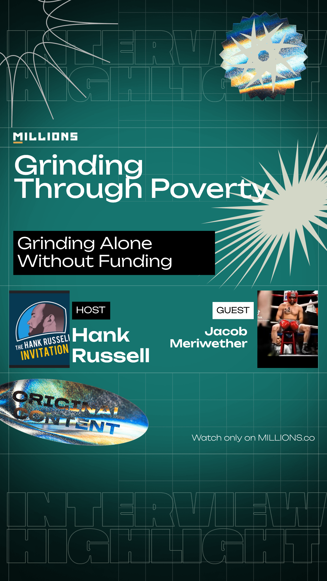 Grinding Alone Without Funding on MILLIONS Grinding Alone Without Funding